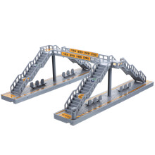 2Sets DIY Mini Voetbrug Plastic Model Voor Zandtafel En Speelgoed
