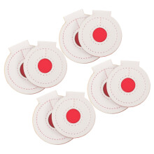 16Pièces Cibles Microfibre Vertes Accrochables Pour Tir