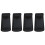4Pièces Pad Pouce Confort Silicone Noir Usage Clarinette 5