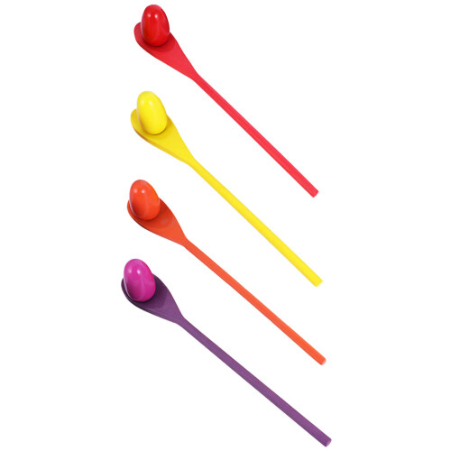 8Sets Holz Balance Set Für Kinder Löffel Und Eier 1