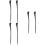 3Paires Accessoires Dulcimer Yangqin Maillets En Résistants 9