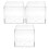 6Stk Transparenter Baseballhalter Robustem Acrylmaterial 1