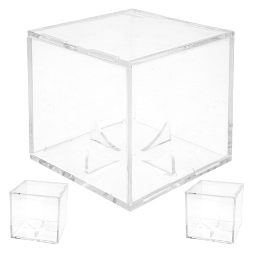 6Stk Transparenter Baseballhalter Robustem Acrylmaterial 2