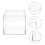 6Stk Transparenter Baseballhalter Robustem Acrylmaterial 10