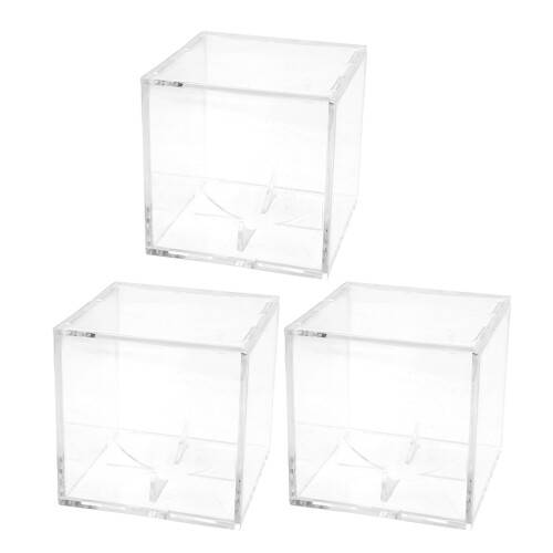 6Stk Transparenter Baseballhalter Robustem Acrylmaterial 1