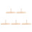 5St Bow Maker Beige Voor Creatieve DIY En Krans 5