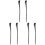 3Paires Accessoires Dulcimer Yangqin Maillets En Résistants 4