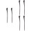 3Paires Accessoires Dulcimer Yangqin Maillets En Résistants 8