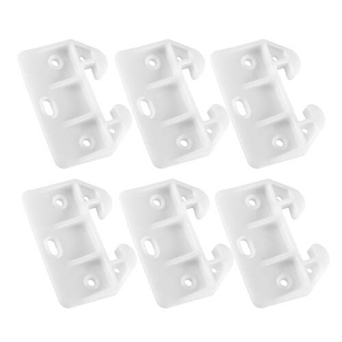 24Pièces Glissières Blanches Pour Mobilier 2
