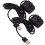 10St Draagbare Mini Waterpomp Zwart ABS Visvijver 1