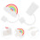 4St Herbruikbare Set Assorti Kleuren Silicone Kap 10