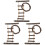 3St Papegaaien Klimtrap Bruin En Vogelaccessoire 4