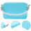 2St Hemelsblauwe Strand Organizer Voor Make-Up En Telefoon 11