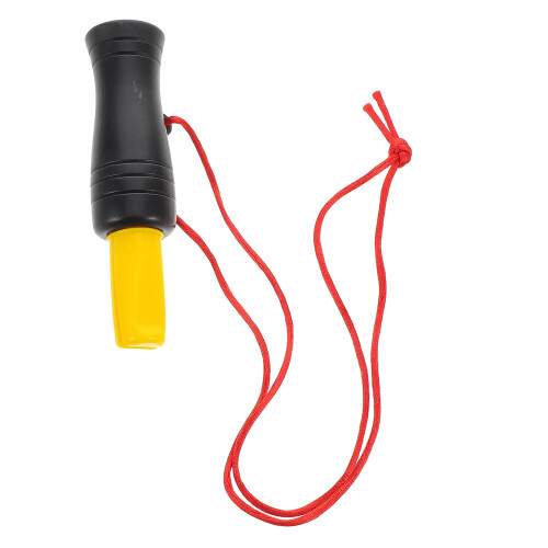3St Zwarte Plastic Eendenfluit Met Realistisch Geluid Voor 1