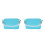 2St Hemelsblauwe Strand Organizer Voor Make-Up En Telefoon 9