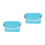 2St Hemelsblauwe Strand Organizer Voor Make-Up En Telefoon 10
