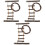 3St Papegaaien Klimtrap Bruin En Vogelaccessoire 5