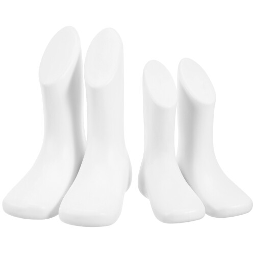 16St Plastic Baby Voet Mannequin Voor En Display Wit