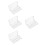4Stk Refillable Lidschatten- Und Makeup Organizer Aus Kunststoff 6