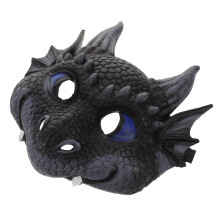 4Stk Kinder Drachenmasken PU Für Karneval Cosplay Kostüm