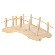 5Stk Kleine Holzbogenbrücke Khaki Für Puppenhaus Deko