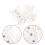 2Stk Macrame Wandhänger Evil Eye Mit Perlenfransen Und Baumwolle Beige 11