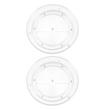 4Stk Transparenter Gewürztray Mit Drehfunktion Für Haushalt
