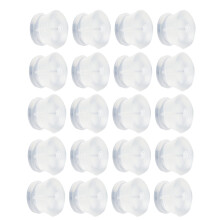 200Stk Weiße Ohrstecker Stopper Sicherer Halt Für Haken Und Stecker