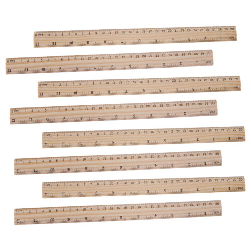 12Ud Tailor De Bambú Khaki Para Medición Precisa Y DIY