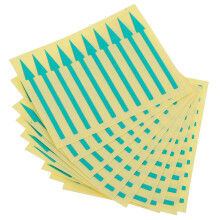 300Stk Wasserdichte Richtungspfeil-Aufkleber Grün PVC Für Bedienfelder