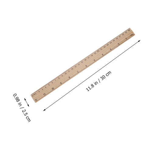 12Ud Tailor De Bambú Khaki Para Medición Precisa Y DIY 1