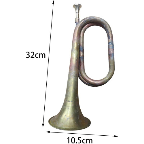 Marching Bugle Blowing Bugle Musical Instrument Retro 1