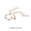2St Decoratieve Ketting Voor Handtas Wit Vintage Design 2