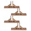 8Pièces Accessoires Base Clôture Bois Robustes Pour Jardin 1