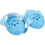 2Pièces Casque Anti- Bébé Doux Abs+pu Ajustable 3