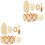 2Ensembles Outils Exfoliants Bain Corps Pieds Multicolores 5