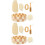 2Ensembles Outils Exfoliants Bain Corps Pieds Multicolores 7