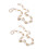 2St Decoratieve Ketting Voor Handtas Wit Vintage Design 10