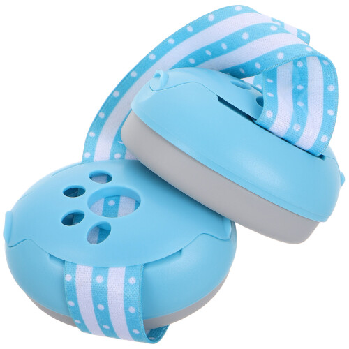 2Pièces Casque Anti- Bébé Doux Abs+pu Ajustable 1