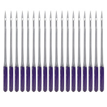96Pièces Aiguilles À Points Ronds Acier Multi Usage Élastique