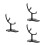 3Pièces Base Stable Noire Plastique Pour Figurines Et Modèles Posables 10