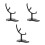 3Pièces Base Stable Noire Plastique Pour Figurines Et Modèles Posables 6