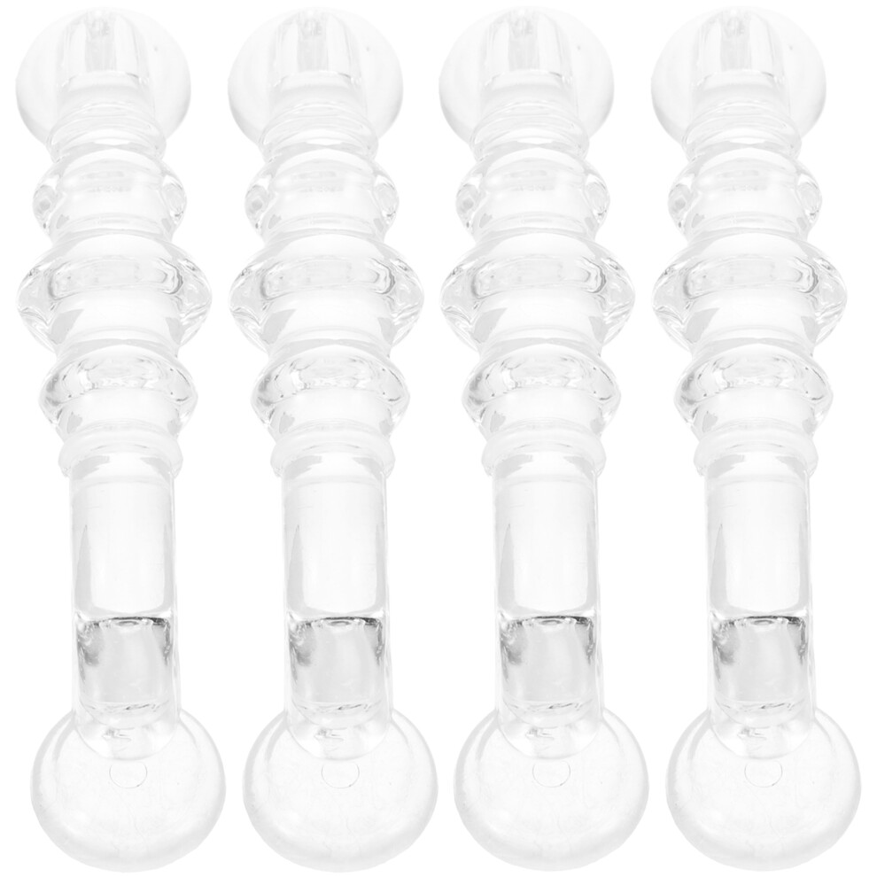 20Pcs Transparent Acrylic Furniture Pulls Door Handles For Cabinets 3591631512521