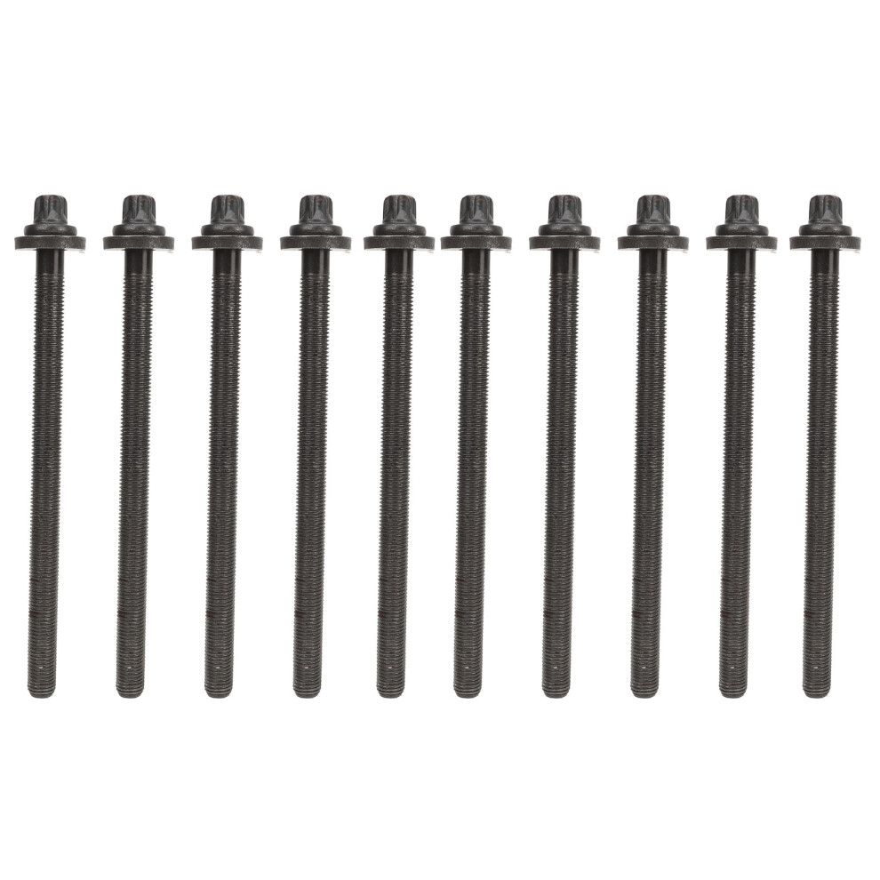 Head Bolts, Engine Cylinder Head Bolt Set Heat-Treatment Process Maximum Tensile Strength Replacement For Opel Astra Meriva Vectra Zafira, Ensures 9104538175634