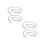 4Pcs Durable Silver Metal Chains for Pocket Watch Hanging Accessory 6