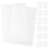 3000Pcs White Hair Curling Paper for Rollers Durable Thin Perm Wraps 1