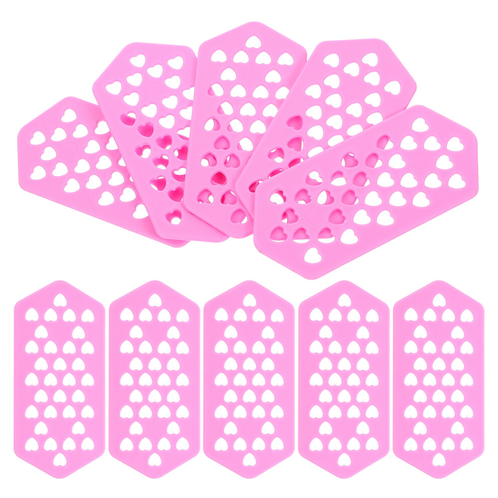 Ohphcall Pink 50Pcs Flexible Hair Rollers Perm Kit For Cold Perm Hair Styling