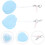 4Pcs Blue Mobile Phone Screen Wipes Lens Cleaner for Electronics 11