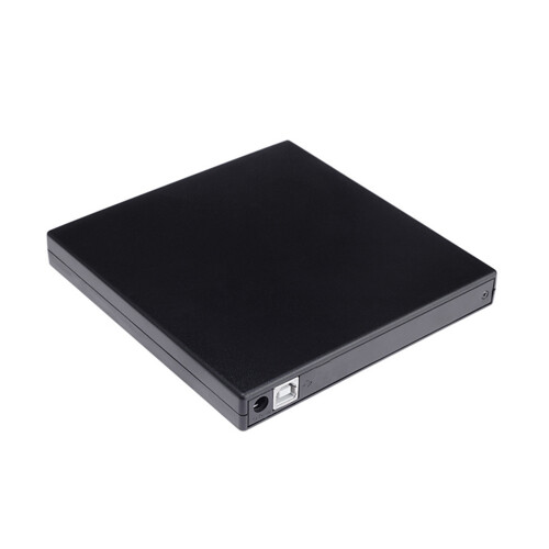 2Pcs USB External Cd Burner Dvd Rewriter Black Plug and Play Drive