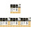 4Sets Multi Color Graduation Congrats Cards Delicate Paper Invitations 4